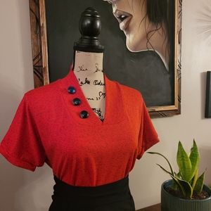 Freddie's of Pinewood retro blouse